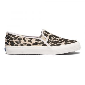 Keds Double Decker Leo Woven Natural Black
