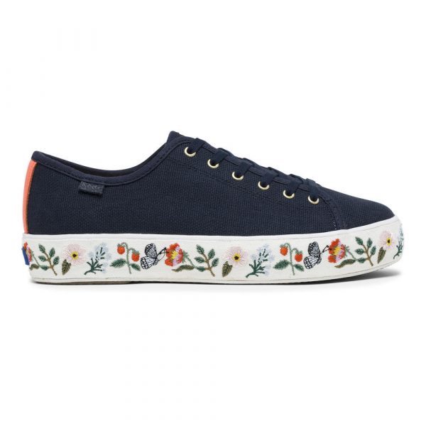 Keds Triple Kick RPC Strawberry Lea Navy Womens