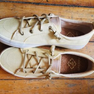 Sperry  Crest Vibe Shimmer Yellow Womens'