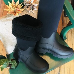 FitFlop WONDERWELLY ATB   Fleece-Lined Roll-Down Wellington Boots