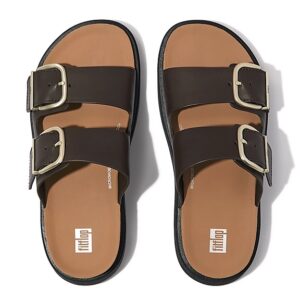 FitFlop Gen FF buckle two bar leather slides